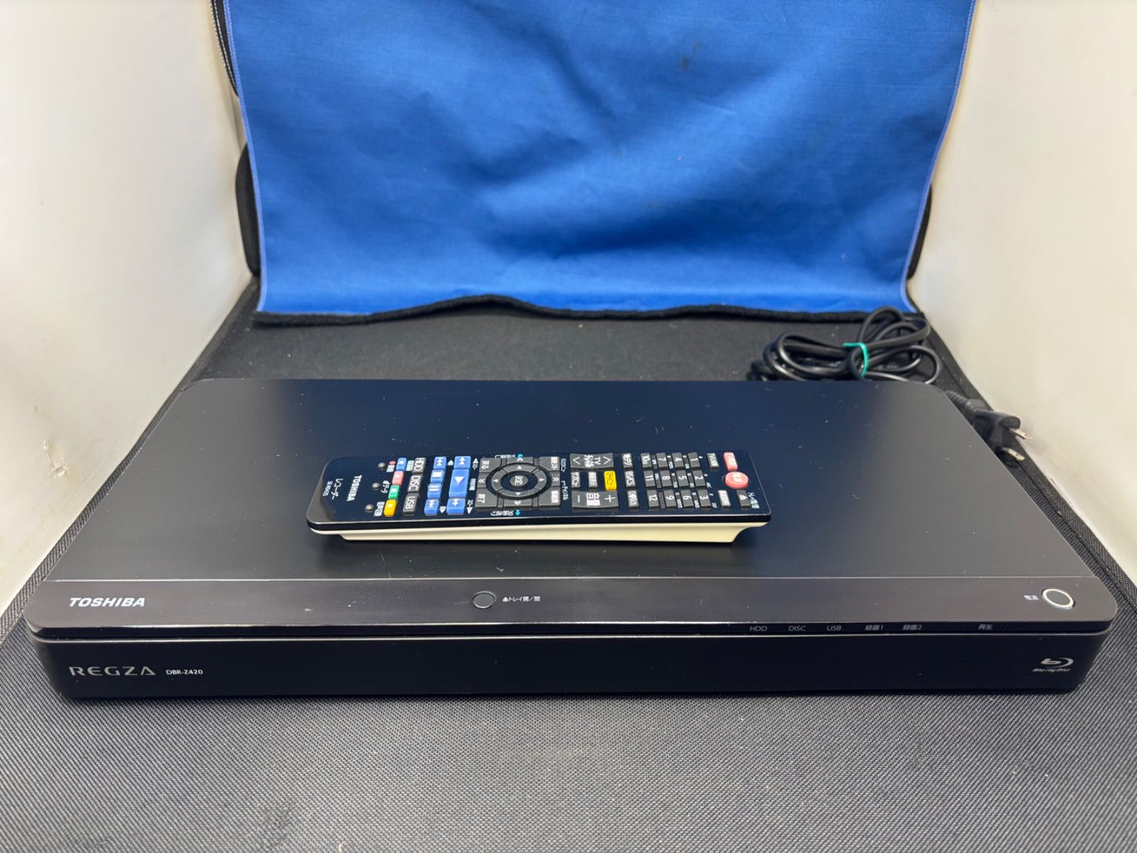 東芝 REGZA HDD/BDレコーダー DBR-Z420 2番組同時録画 1TB リモコン