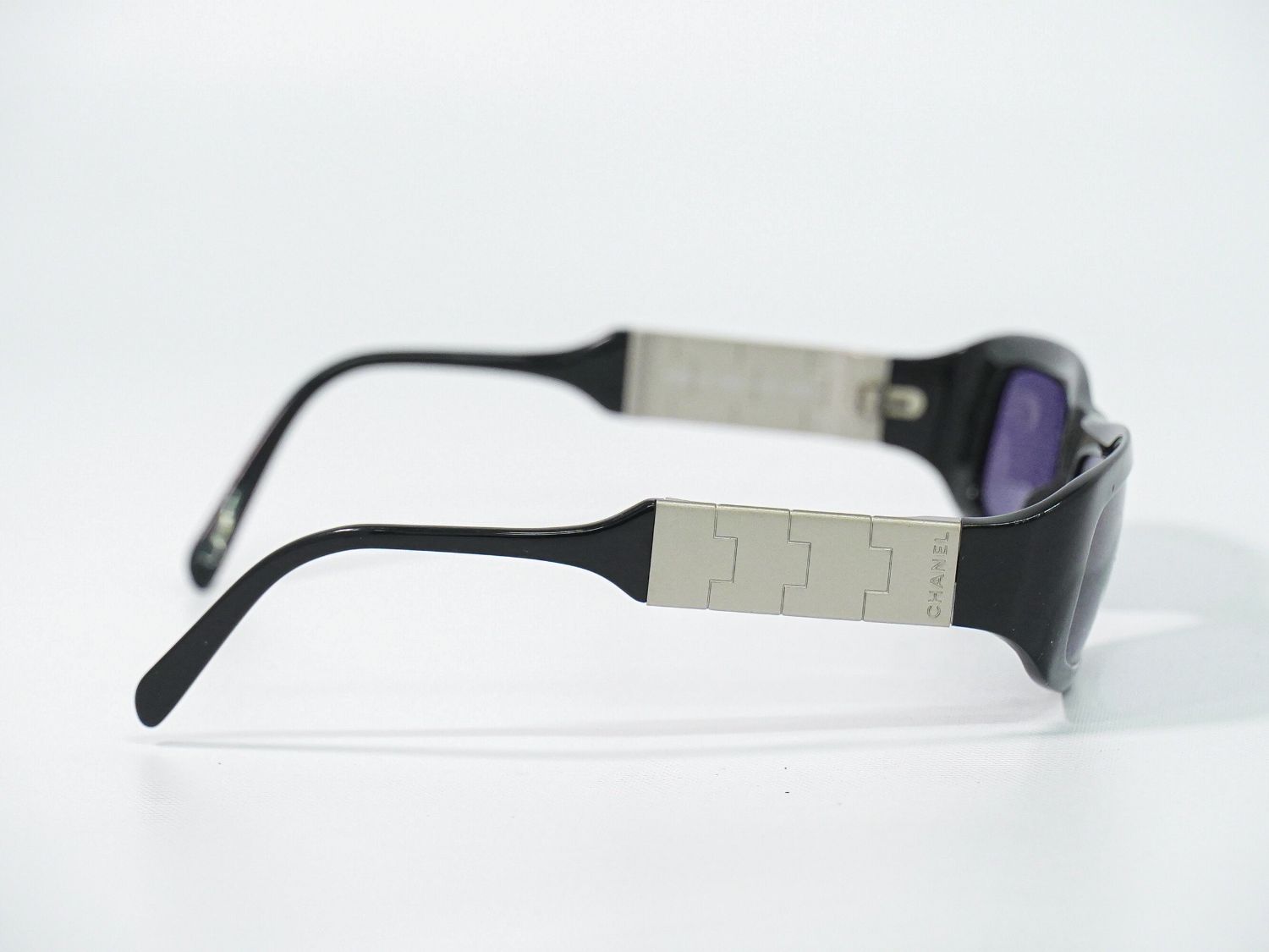 本物 シャネル CHANEL ロゴ サングラス アイウェア プラスチック