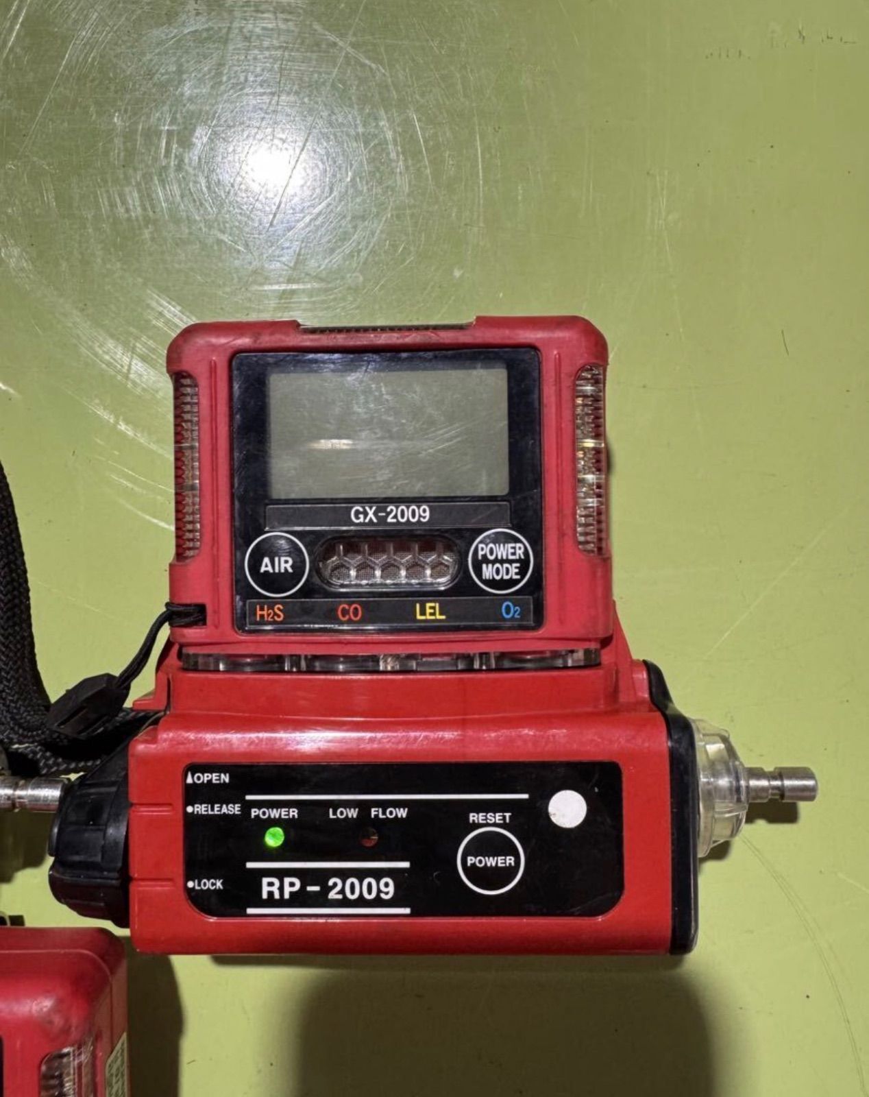 中古品 理研計器 ポケッタブル マルチガスモニター GX-2009 + ガス吸引