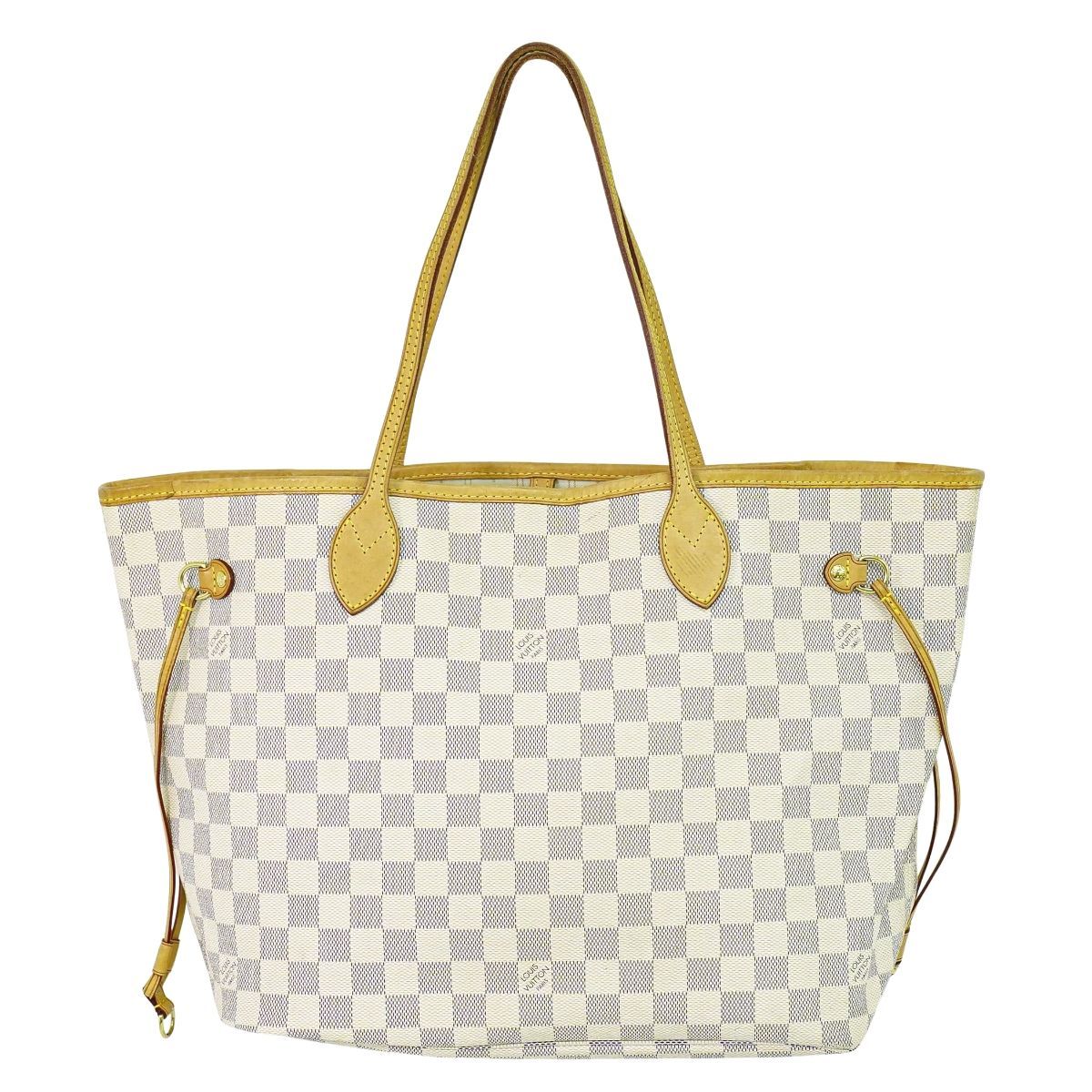 本物 ルイヴィトン LOUIS VUITTON LV 旧型 ネヴァーフル MM ダミエ 