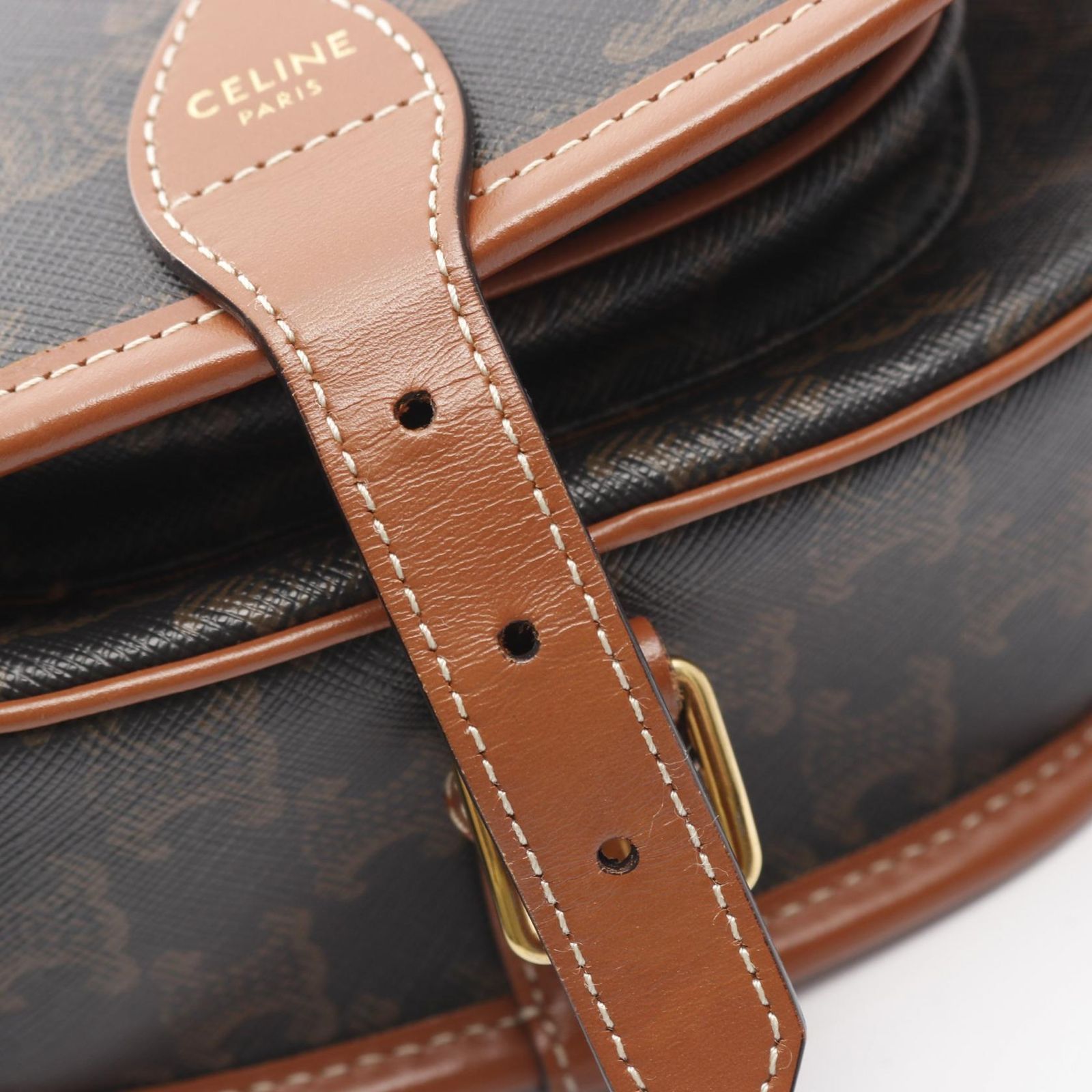 CELINE セリーヌ フォルコ ミディアムバッグ トリオンフ ショルダー 