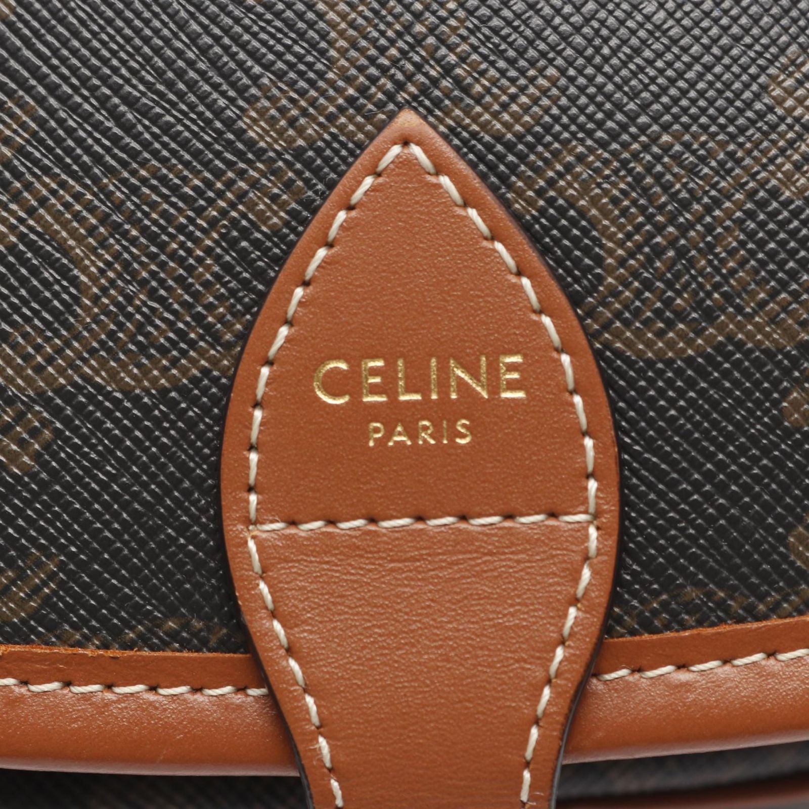 CELINE セリーヌ フォルコ ミディアムバッグ トリオンフ ショルダー 