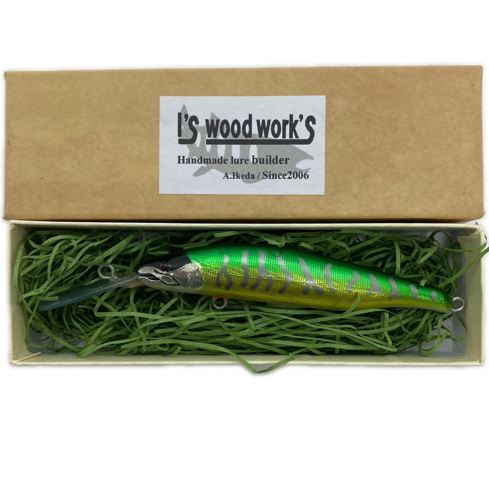 I's wood works アイズウッドワークス ハンドメイドミノー - メルカリ