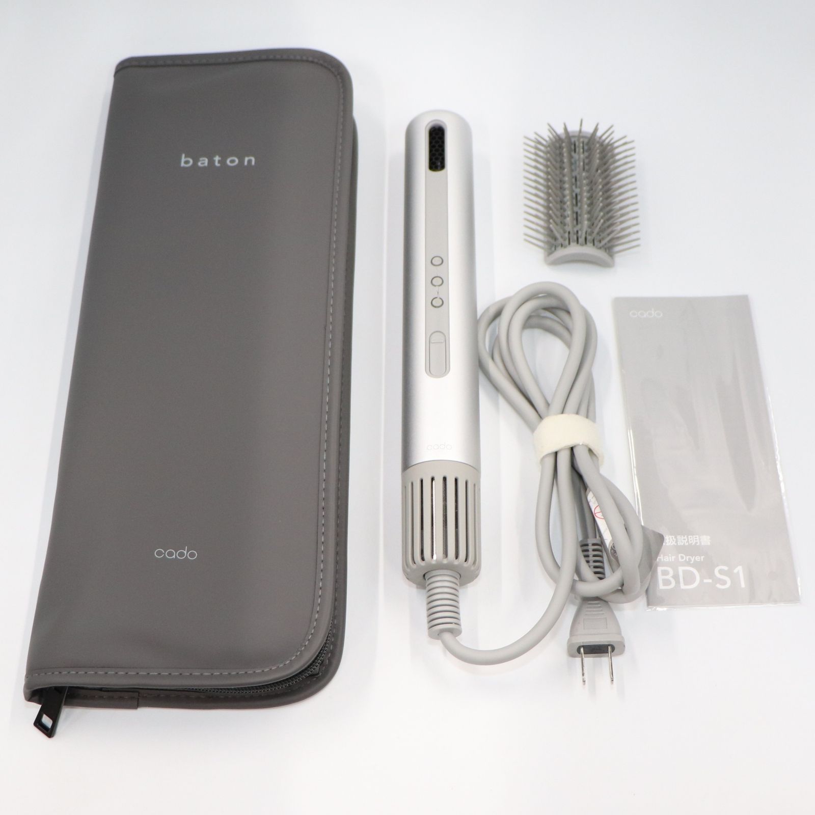 cado baton (バトン) スティック型ヘアドライヤー BD-S1 bd-s1-ss