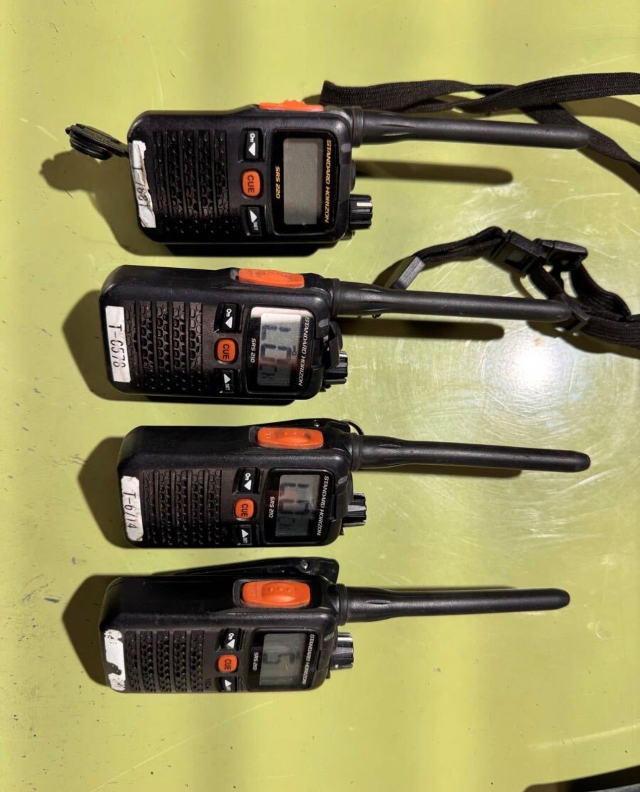 無線機 トランシーバー STANDARD スタンダード SRS210 SRS220 4本