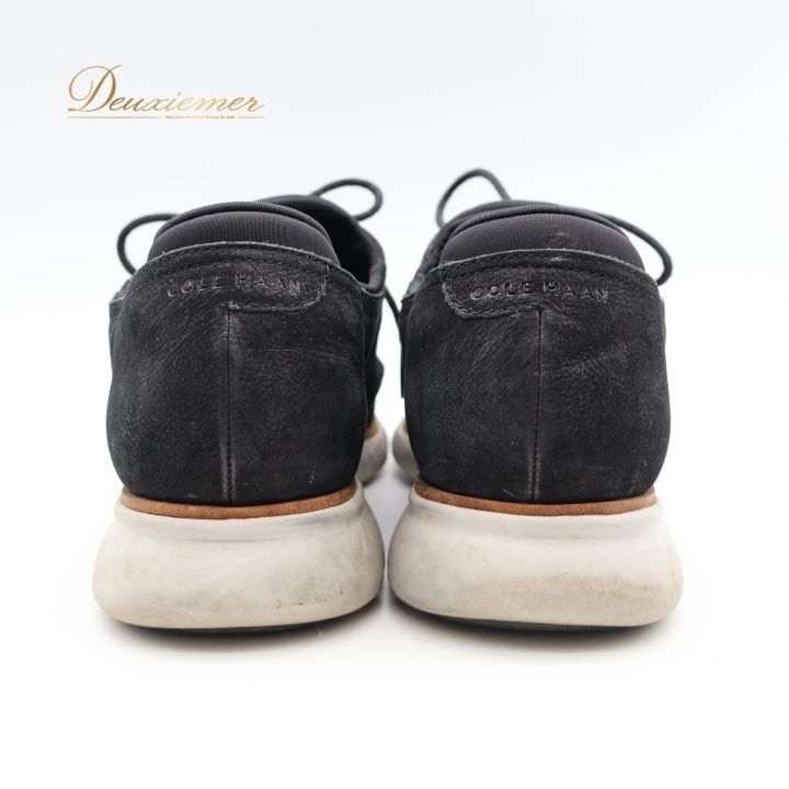 COLE HAAN スニーカー 7 1/2サイズ 2.0GRAND ブラック系 靴 くつ メンズ コールハーン 黒 白 紐 シンプル おしゃれ お出かけ ホワイト系