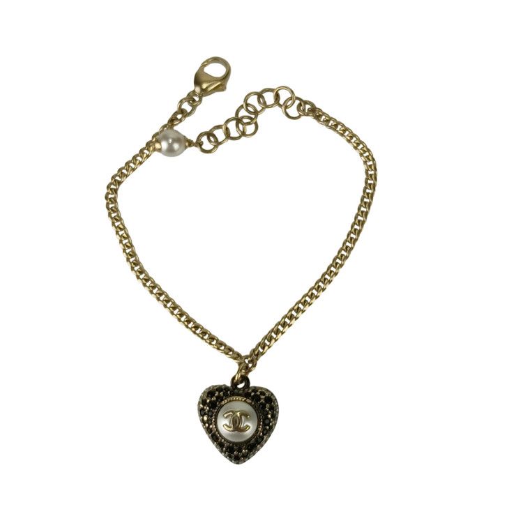 CHANEL シャネル リストウェア ココマーク ハートチャーム CHANEL シャネル リストウェア ココマーク ハートチャーム