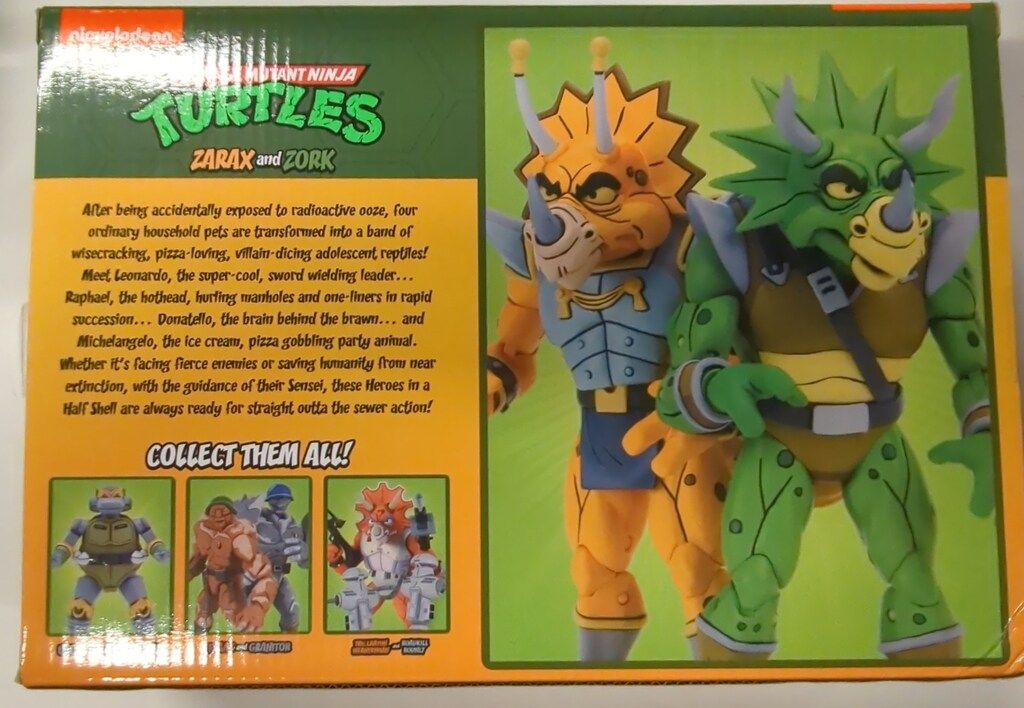 NECA (ACTION FIGURE) ZARAX AND ZORK 7インチ TEENAGE MUTANT NINJA