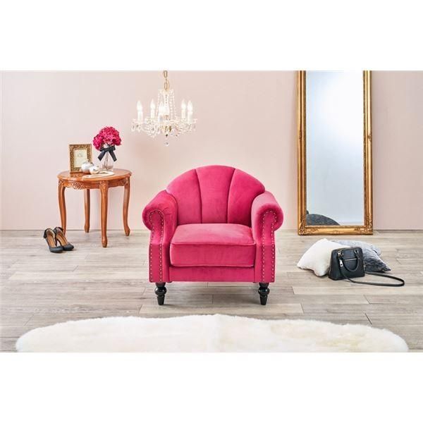 幅83×奥行73×高さ73×座面高42cm ピンク