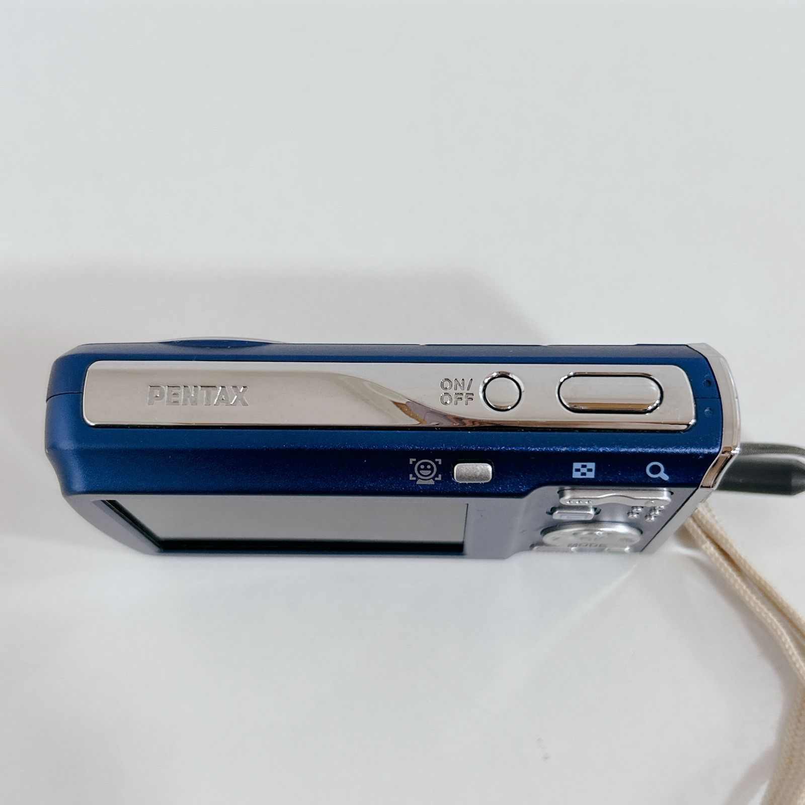 PENTAX Optio M60 10MEGAPIXELS カメラ コンデジ ブルー 充電器ない