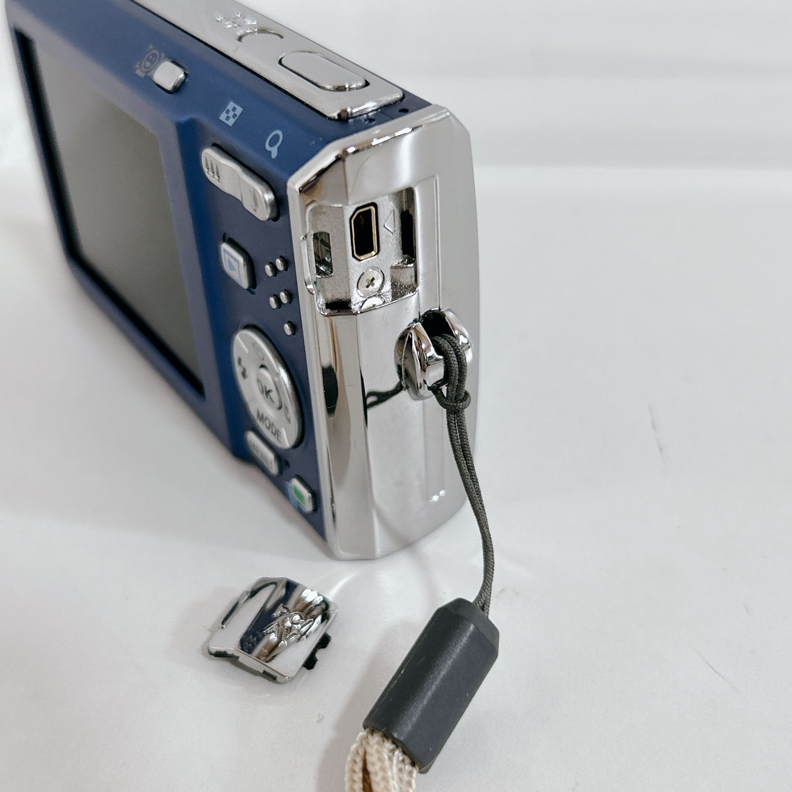 PENTAX Optio M60 10MEGAPIXELS カメラ コンデジ ブルー 充電器ない