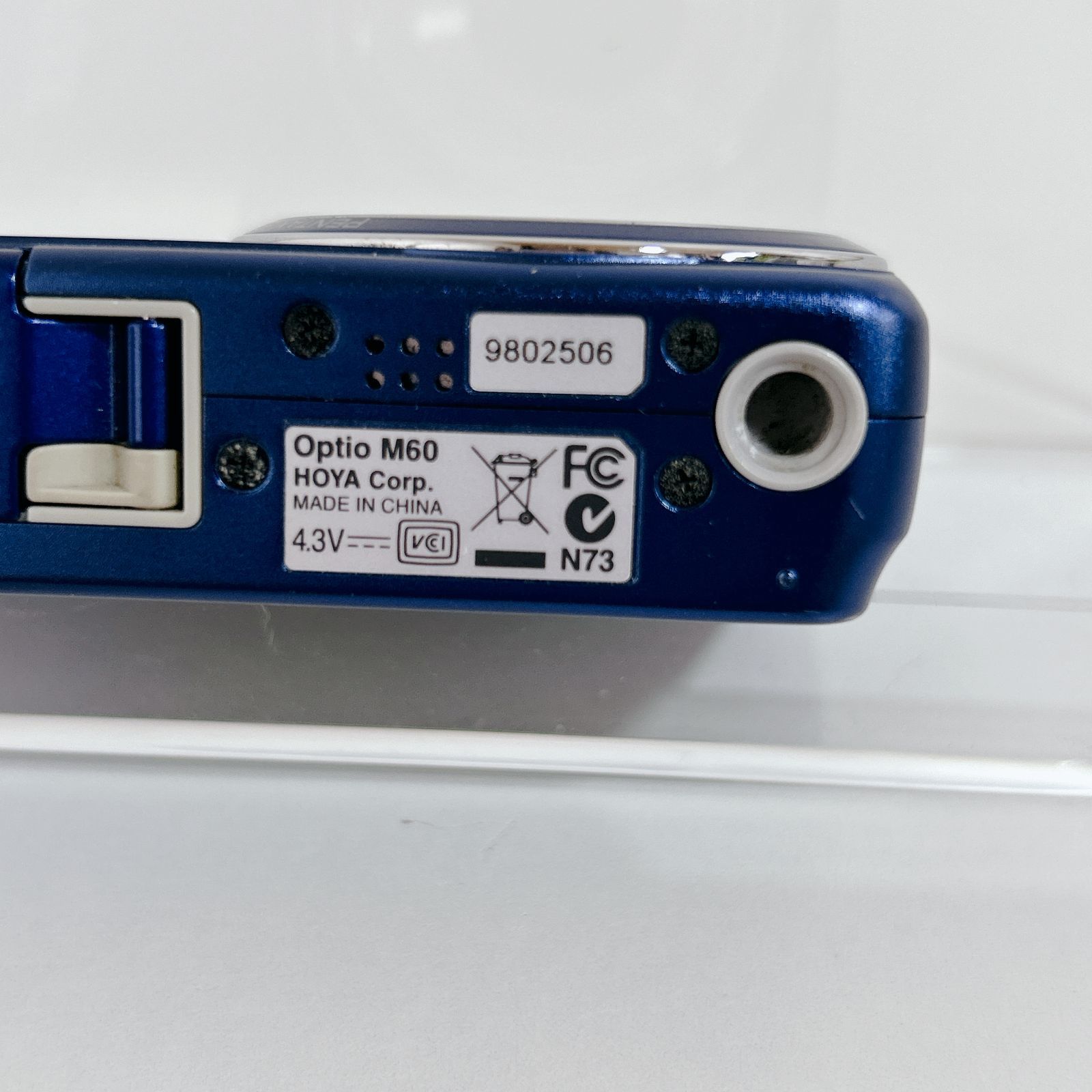 PENTAX Optio M60 10MEGAPIXELS カメラ コンデジ ブルー 充電器ない