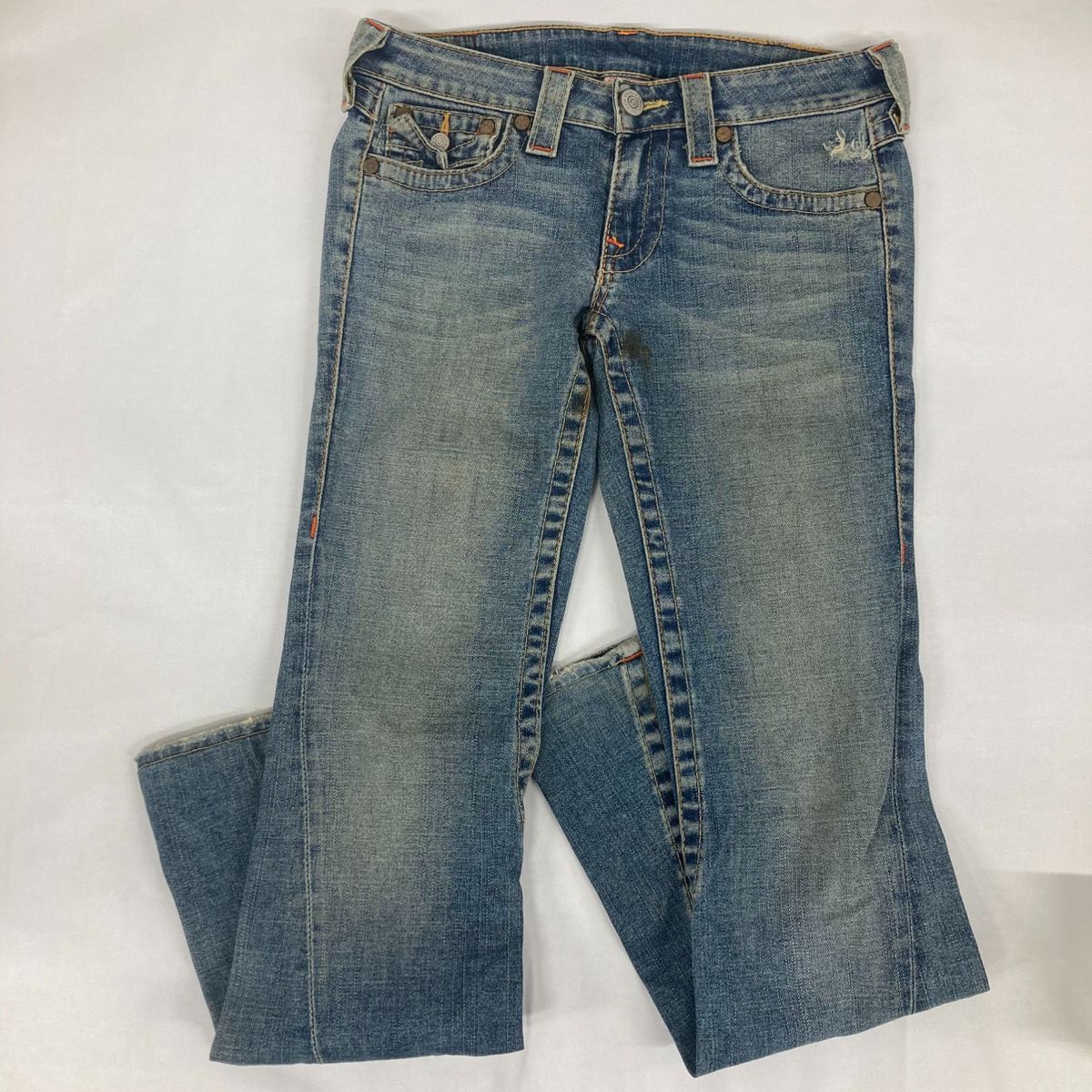 USA製】トゥルーレリジョン Joey フレアデニム Y2K 28 グランジ - メルカリ