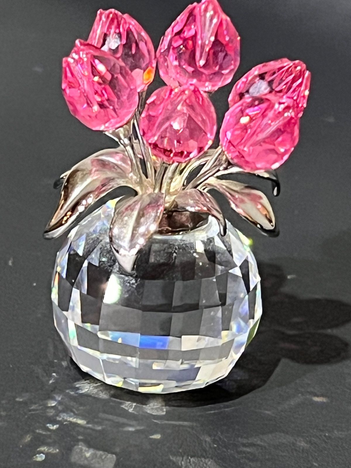 スワロフスキー フラワードリーム 赤いバラ | □ Import Swarovski 