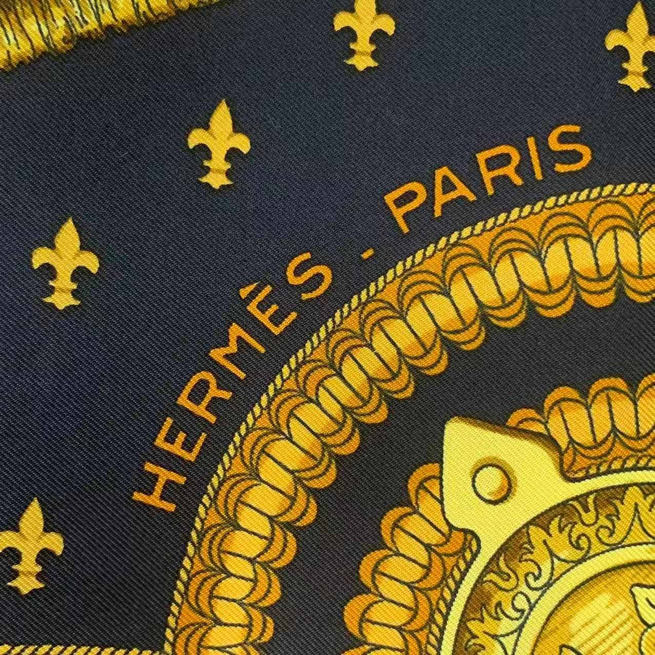美品 HERMES エルメス カレ90 SELLES A HOUSSE カバーへの腰かけ 