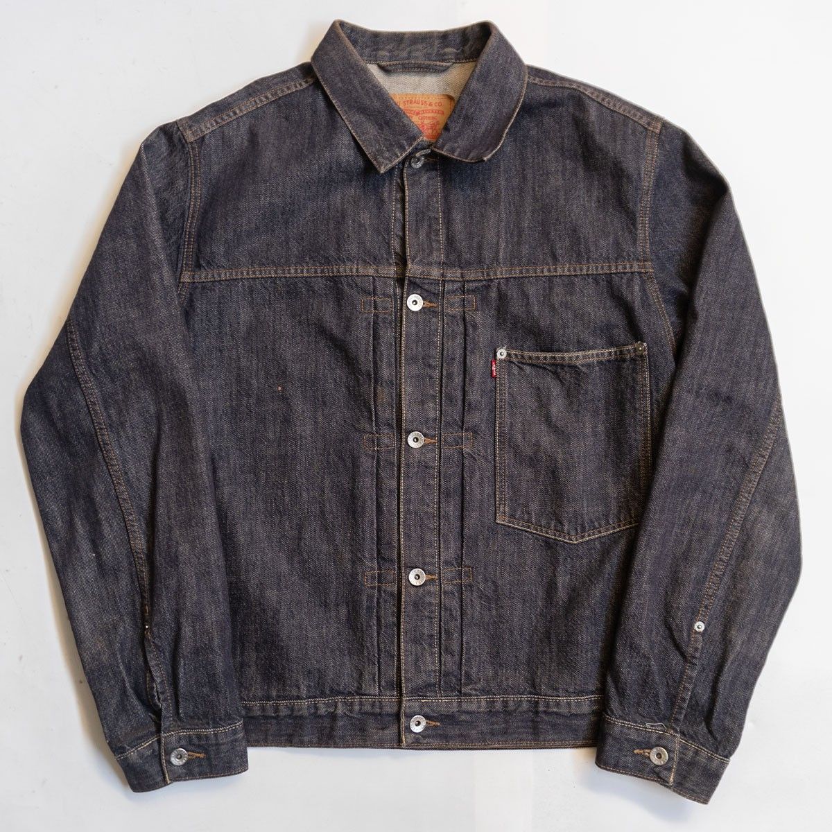 Levi’s 70501 大戦モデル ファースト L#1 雰囲気抜群】 LEVI'S 【70501 04 /1ST TYPE デニムジャケット 】L 大戦