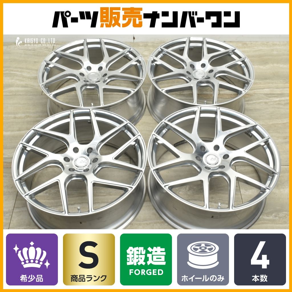 【美品 24インチ 鍛造】AK FORGED AF602 24in 10J +44 +37 PCD139.7 ハブ径95.1ｍｍ 6穴 4本 レクサス LX600 LX700h ランドクルーザー 300