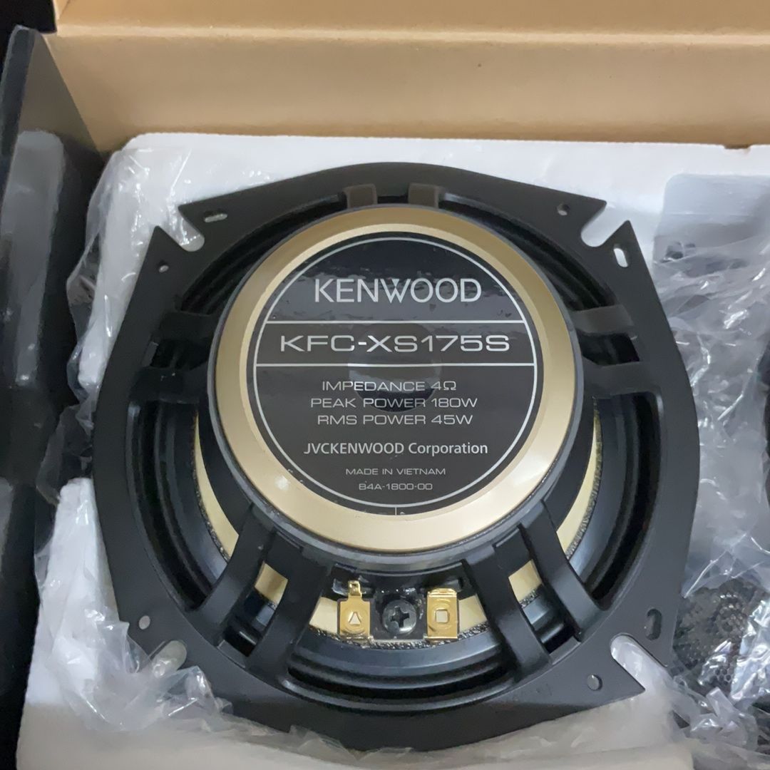 KENWOOD 17cm 3WAYセパレートスピーカー KFC-XS175S 美品【中古品