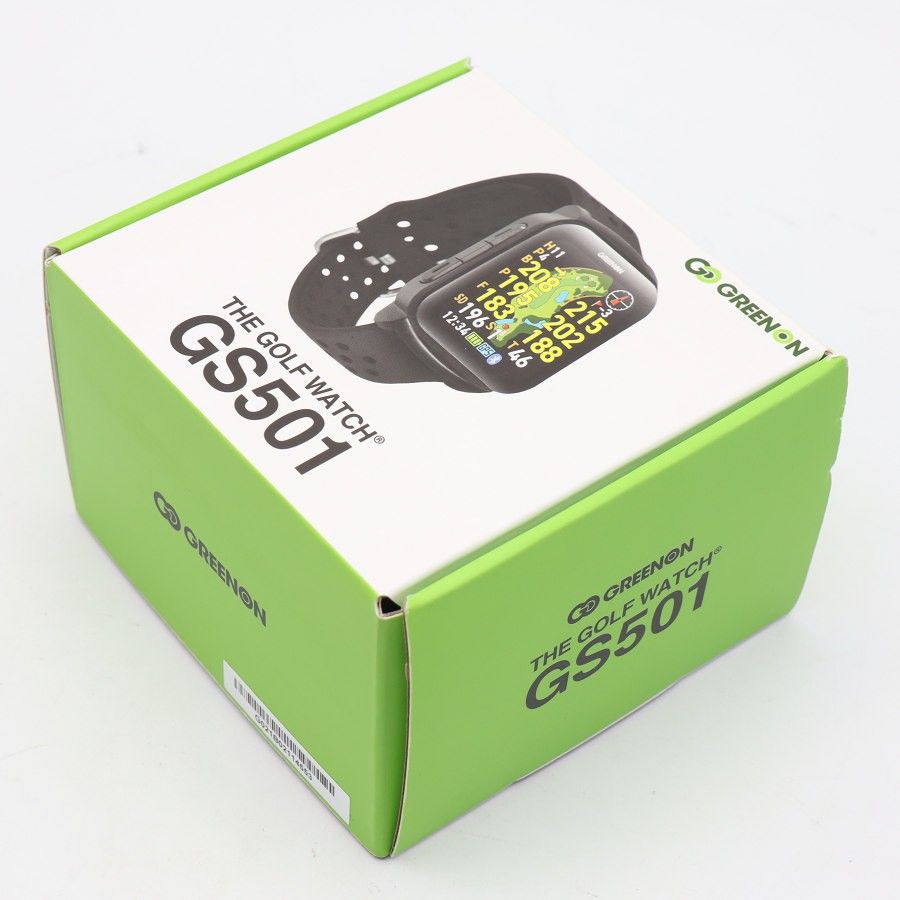新品】GreenOn THE GOLF WATCH GS501 距離測定器 腕時計型 ブラック