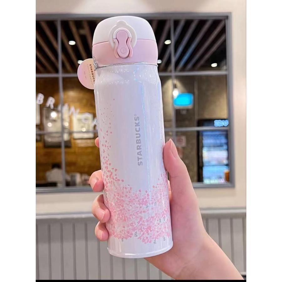 411. スターバックス starbucks 水筒 魔法瓶 ステンレスボトル 桜 水筒
