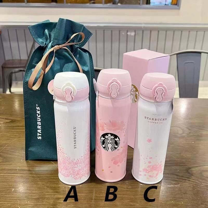 411. スターバックス starbucks 水筒 魔法瓶 ステンレスボトル 桜 水筒