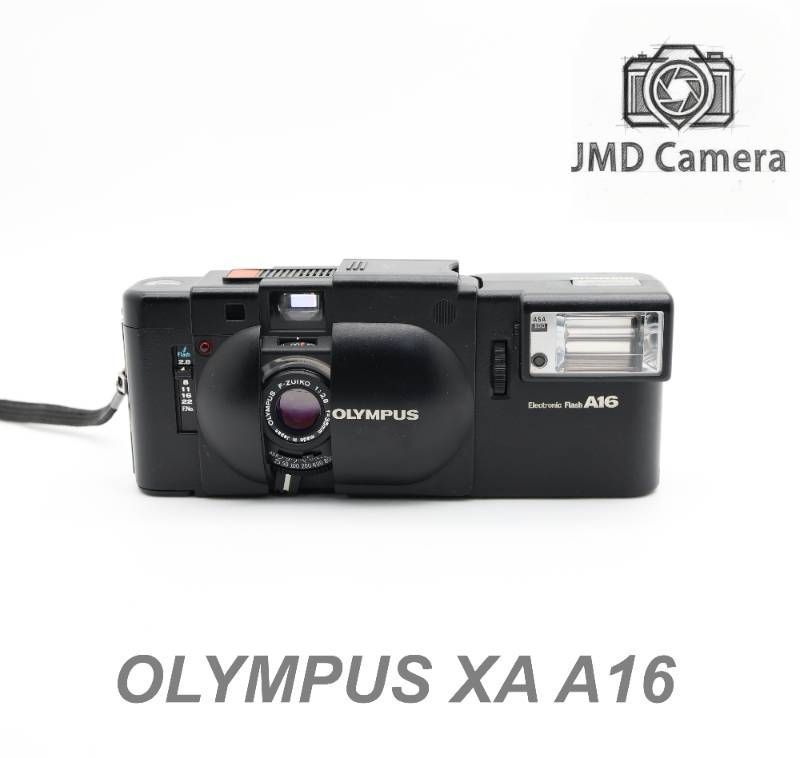 美品]オリンパス XA A16付き コンパクト フィルムカメラ 2987313