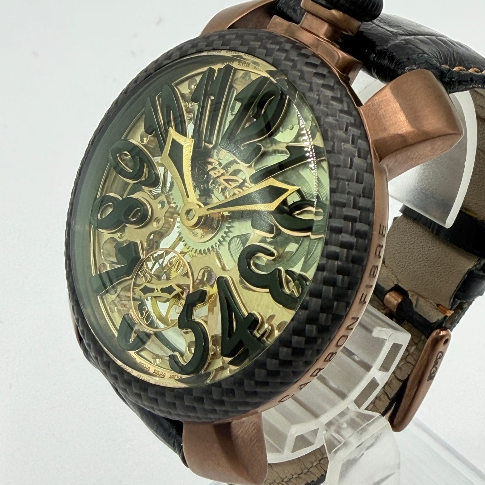 GaGa MILANO ガガ ミラノ マヌアーレ48 スケルトン スモールセコンド