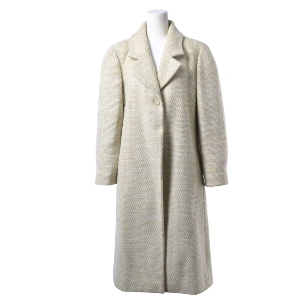 CHANEL 01A P18595 ツイード ココボタン ロング コート - メルカリ