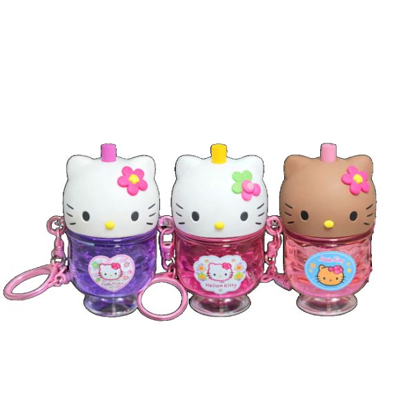 ハローキティ クリーム ソーダ キーホルダー カオハナ タンニング