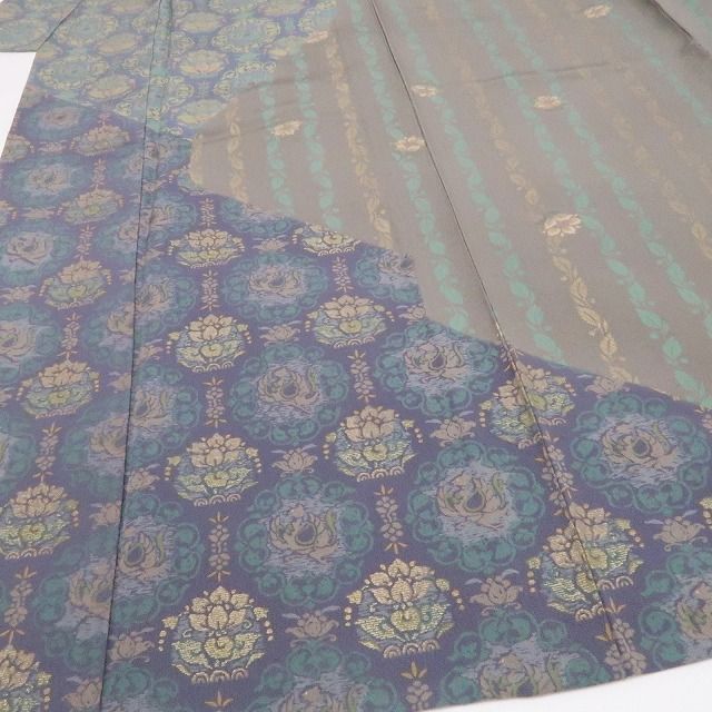 ｍ４６１ 総しつけ付き 未使用状態 高級 お誂え品 正絹 長襦袢 淡い紫小豆色 鹿の子暈し地 桜花地紋 大サイズ ❁tomihisa❁新品 単衣 着物 くのえこう 極上 メルカリ