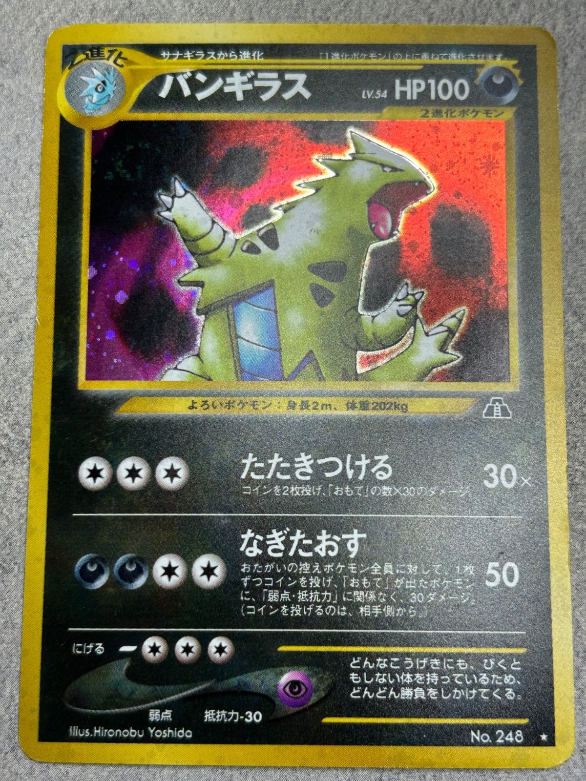 ポケモンカード 旧裏 バンギラス わるいバンギラス ホロ 2枚セット Neo 