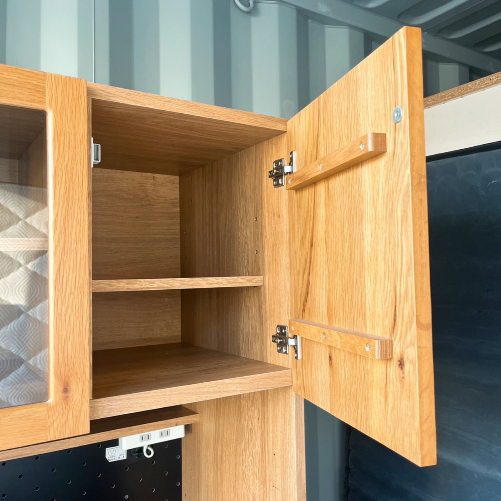 取付無料！東馬 大川家具 OCTA105 北欧風天然木ナチュラルキッチン