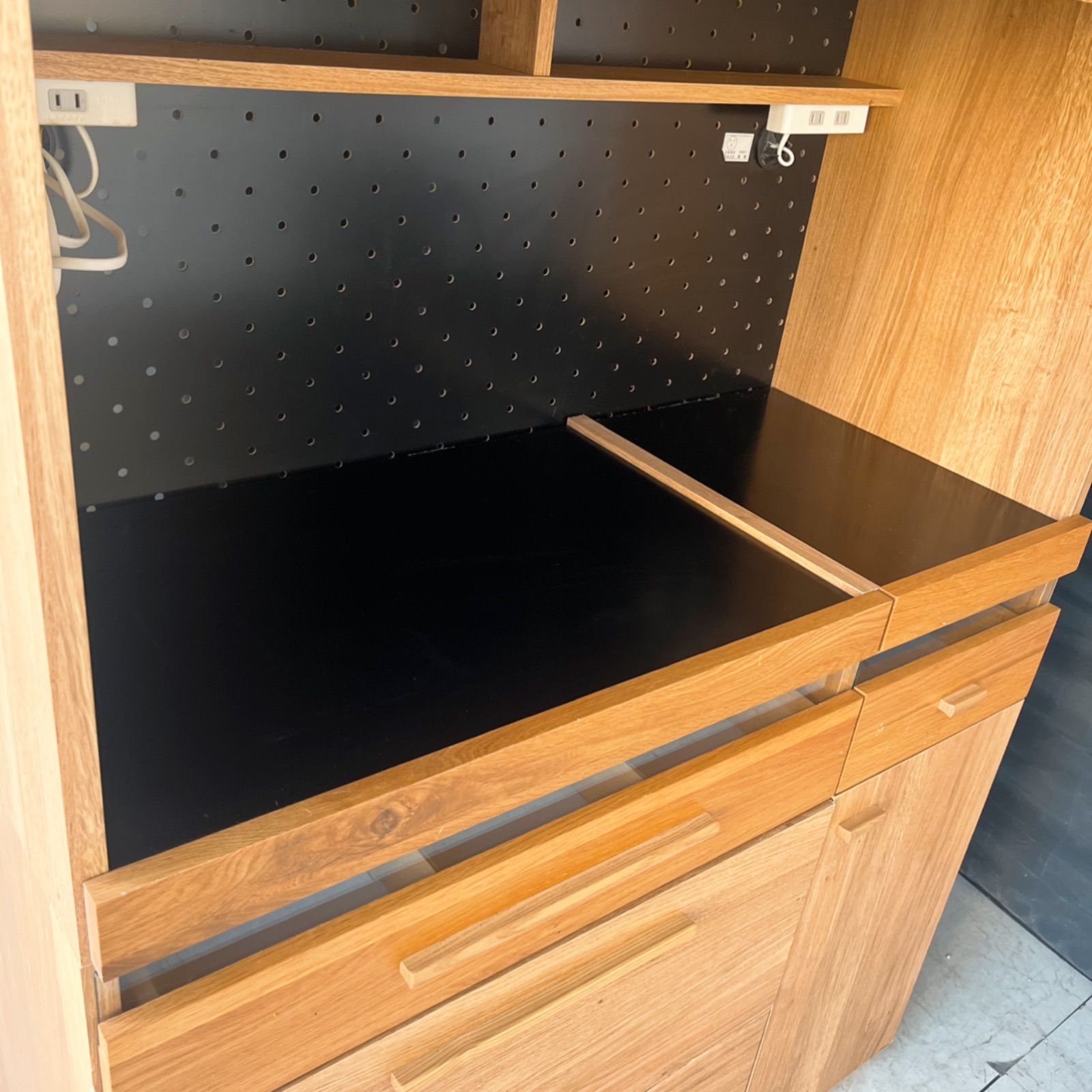 取付無料！東馬 大川家具 OCTA105 北欧風天然木ナチュラルキッチン