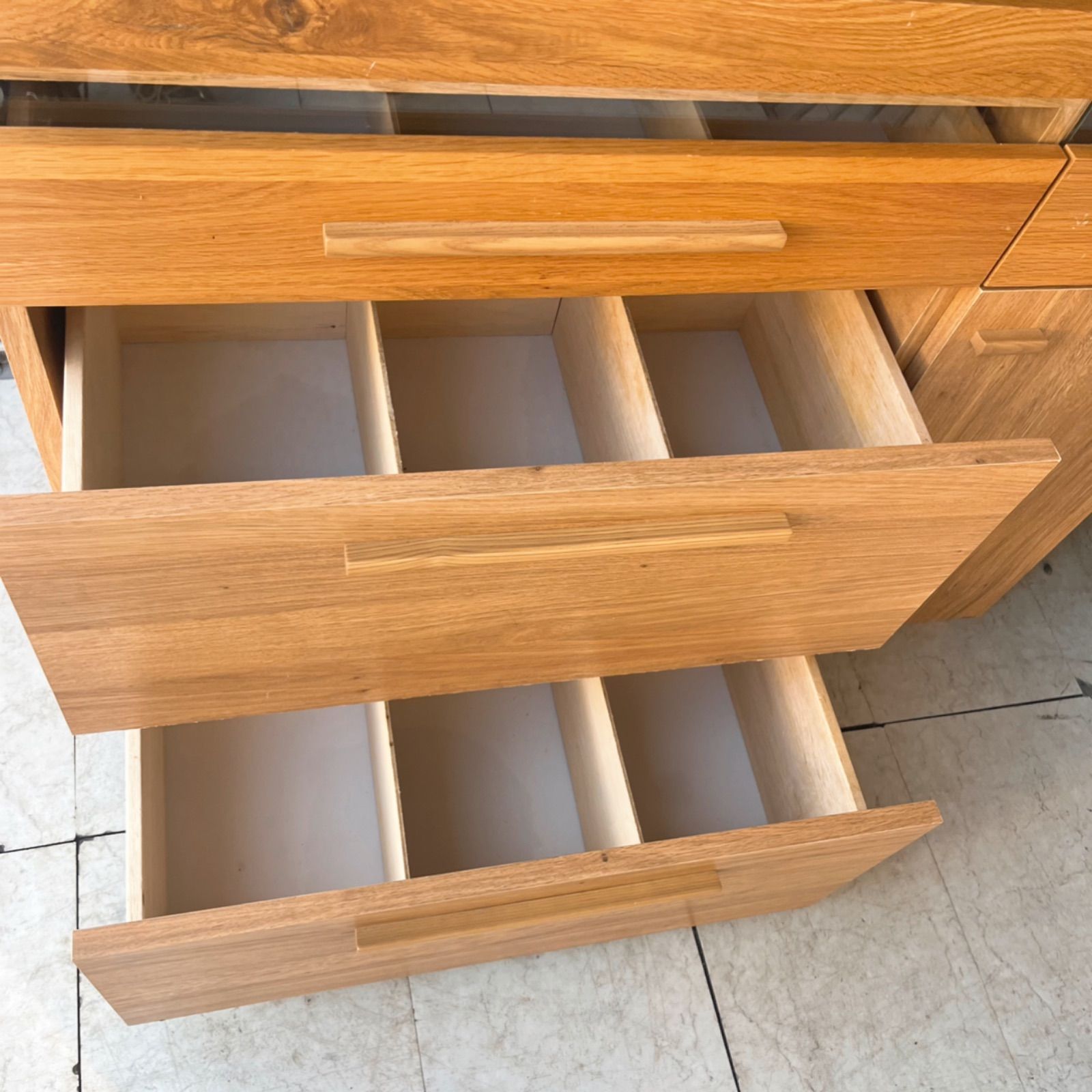 取付無料！東馬 大川家具 OCTA105 北欧風天然木ナチュラルキッチン