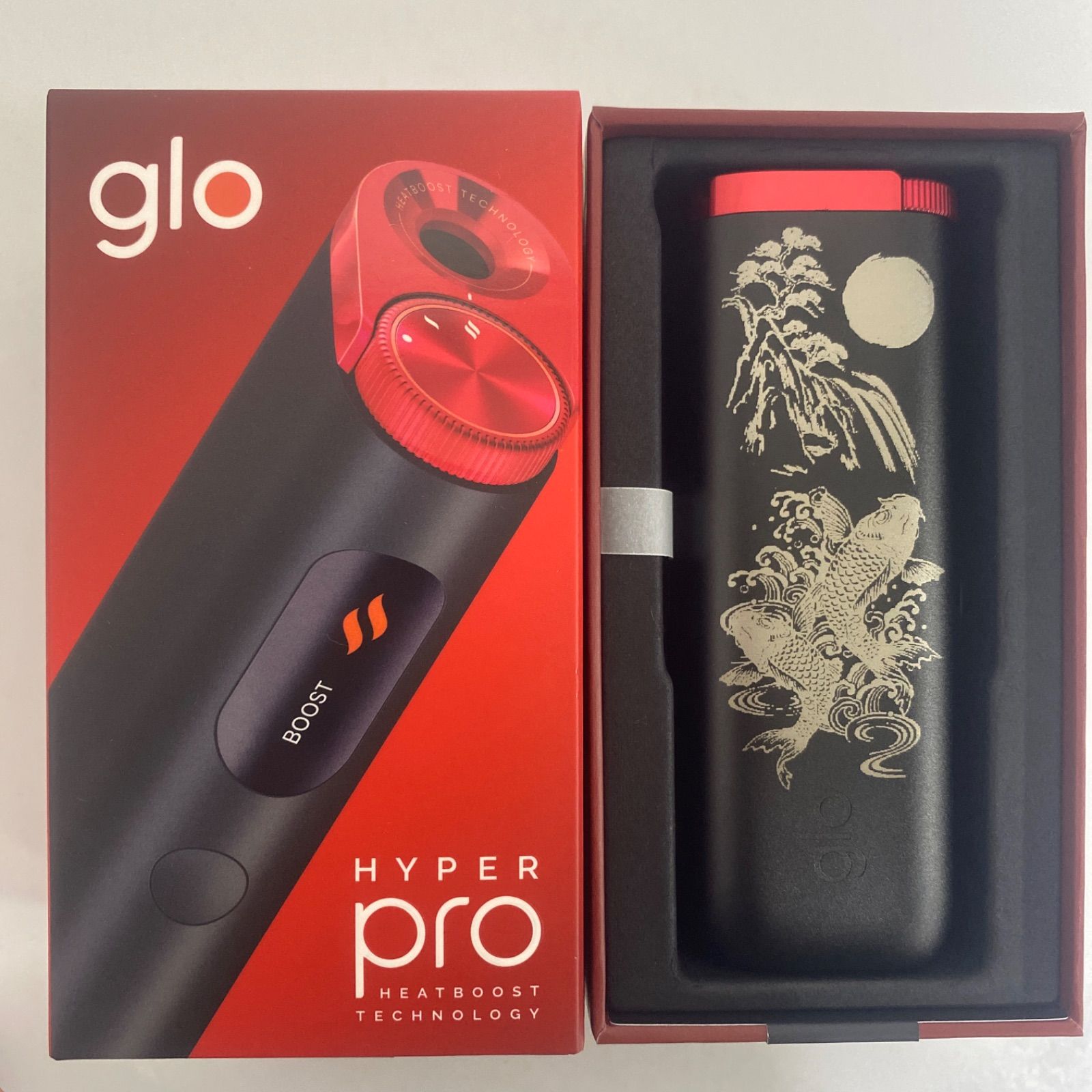 鯉 滝登り 両面加工 glo hyper pro グロー ハイパー プロ ルビー