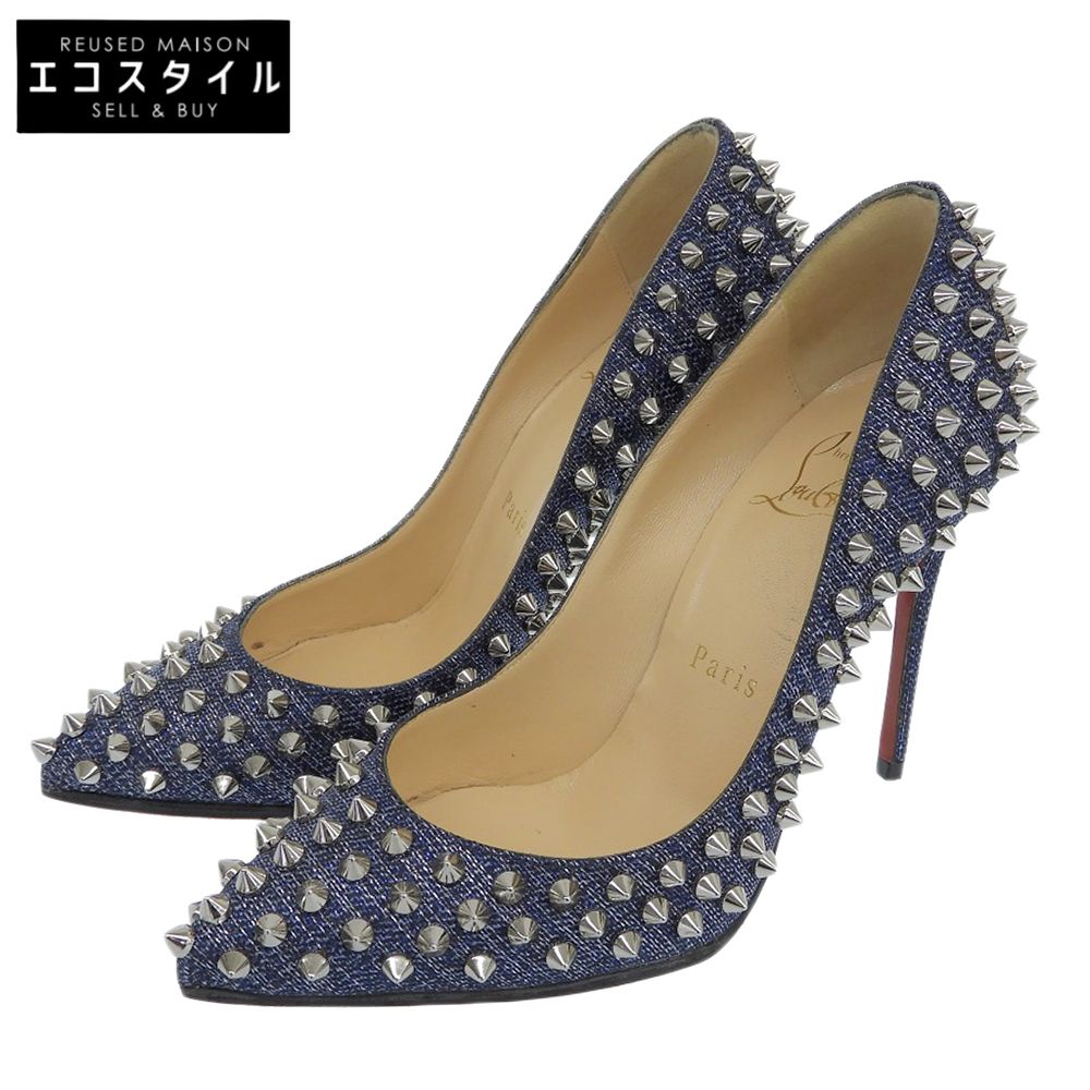 Christian Louboutin クリスチャンルブタン 美品 スパイクスタッズ