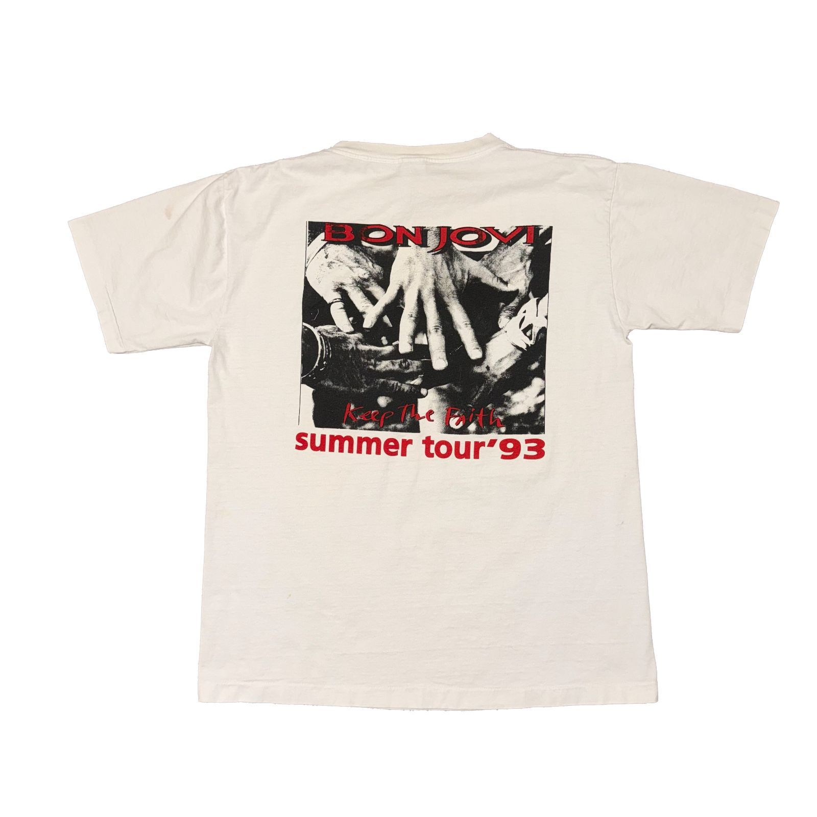 90s Bon jovi Keep The Faith Bootleg tee Tシャツ バンドT ブートT 