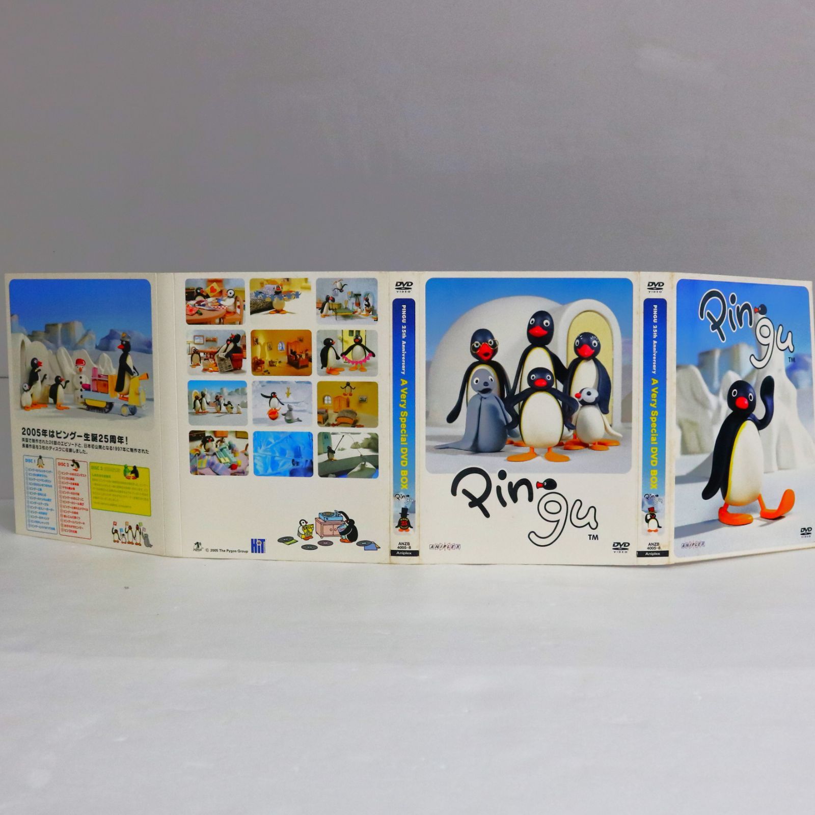 超レア！　ピングーのセット NA]Pingu ぬいぐるみ 25th Anniversary A Very Special DVD BOX 景品用
