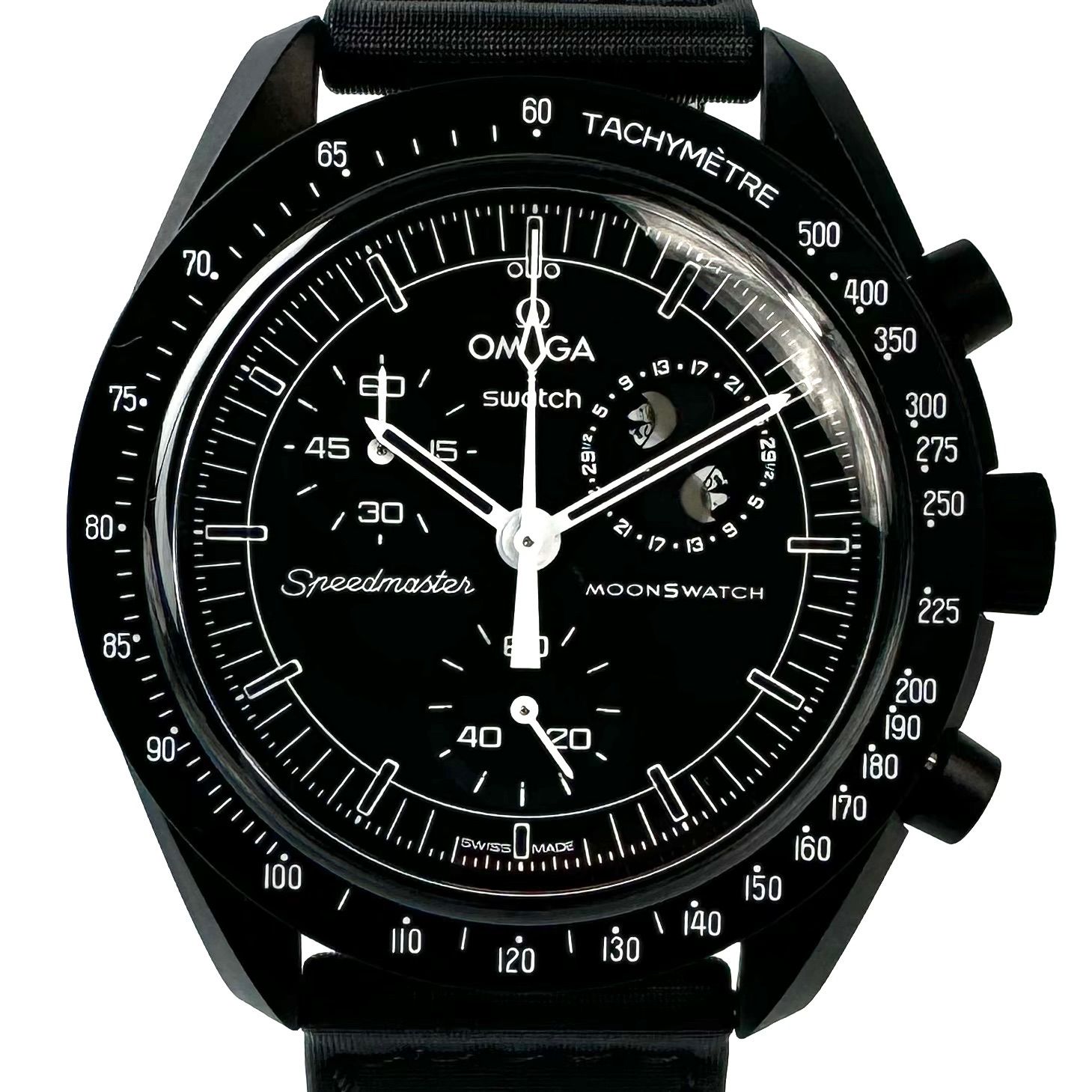 未使用】オメガ OMEGA オメガ×スウォッチ MISSION TO THE MOONPHASE