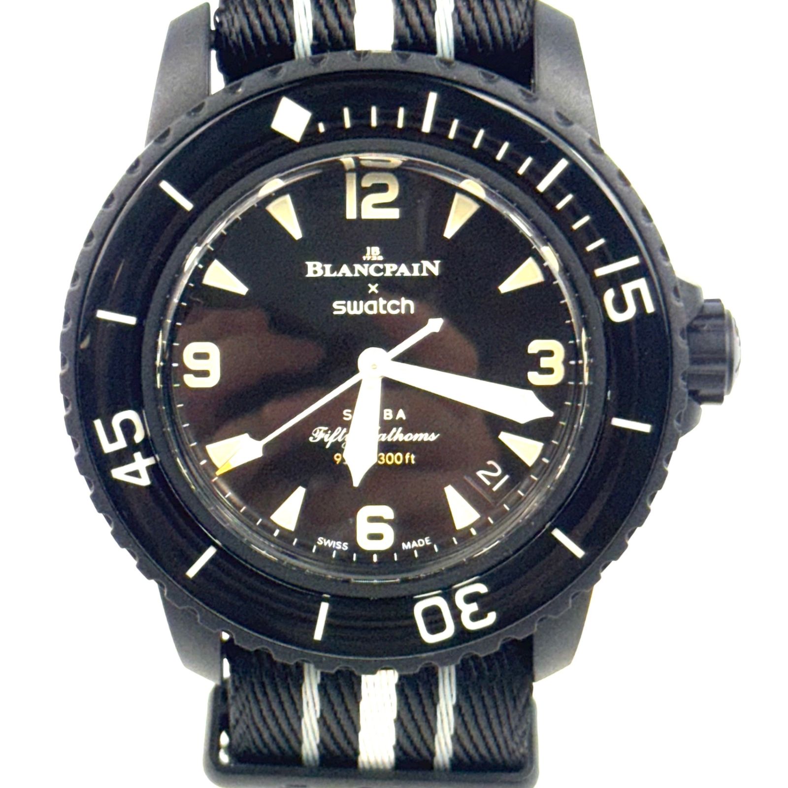 Blancpain x Swatch Ocean of Storms Fathoms Automatic Bioceramic 