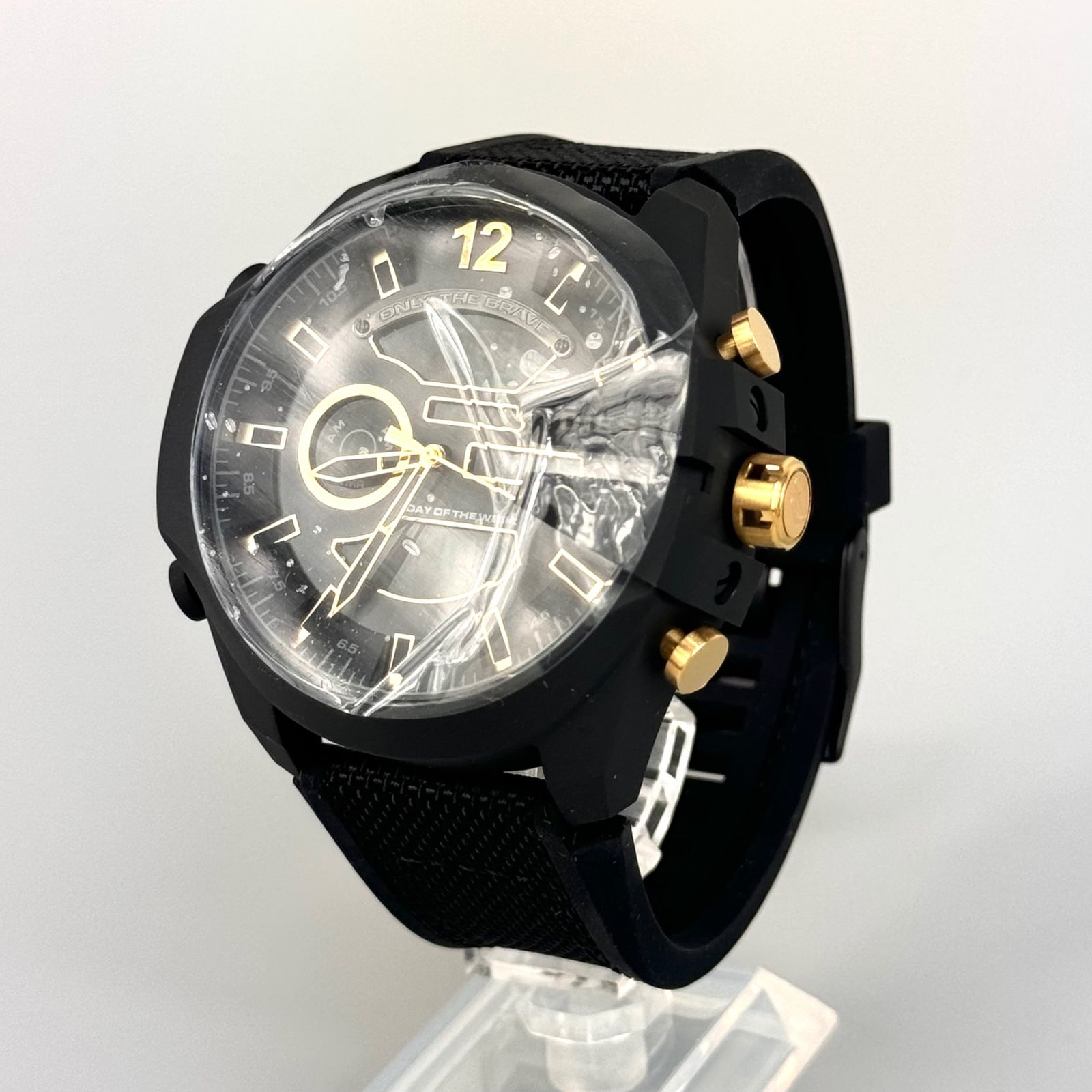 未使用・電池交換済み】ディーゼル DIESEL メガチーフ MEGA CHIEF DZ 