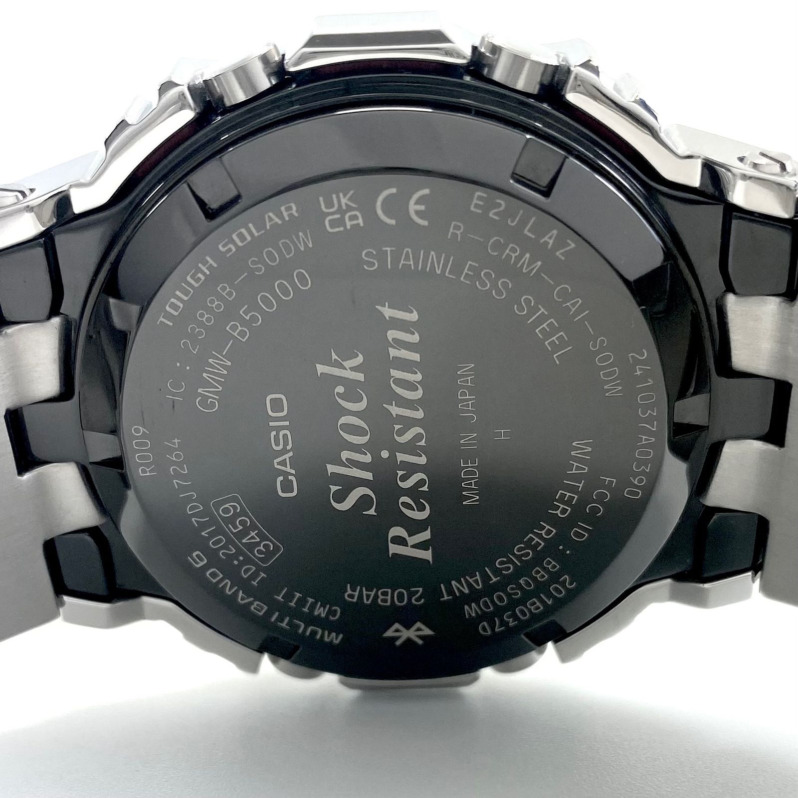 Casio G-Shock GMW-B5000D-1JF Full Metal Square Digital Watch Used