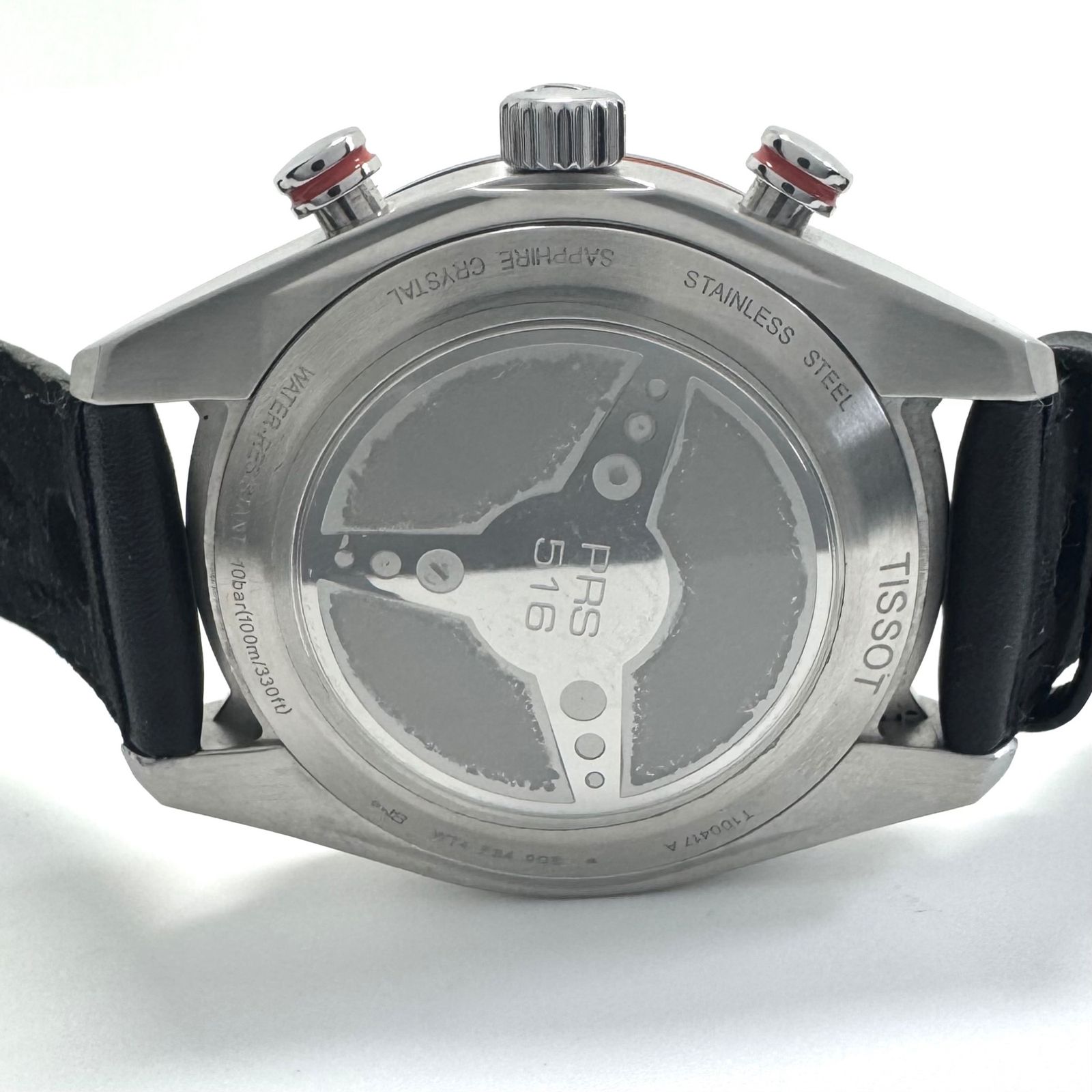 美品】腕時計 メンズ ティソ TISSOT PRS516 クロノグラフ T100417A 