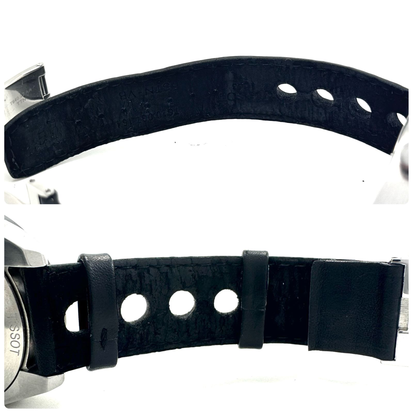 美品】腕時計 メンズ ティソ TISSOT PRS516 クロノグラフ T100417A 