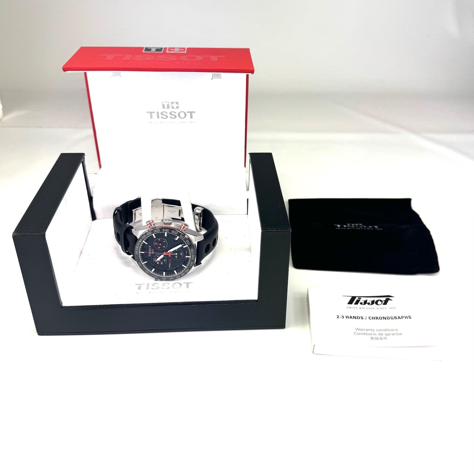 美品】腕時計 メンズ ティソ TISSOT PRS516 クロノグラフ T100417A