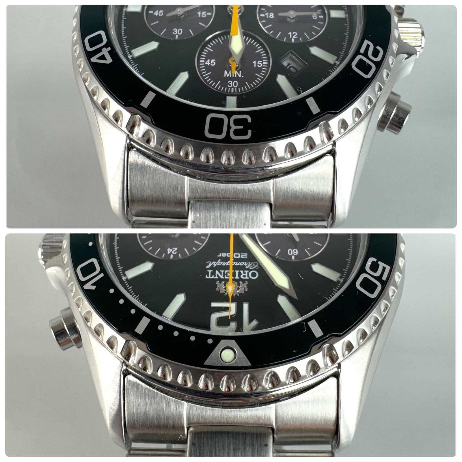 美品】腕時計 メンズ オリエント ORIENT オリエントマコ RN-TX0204E 