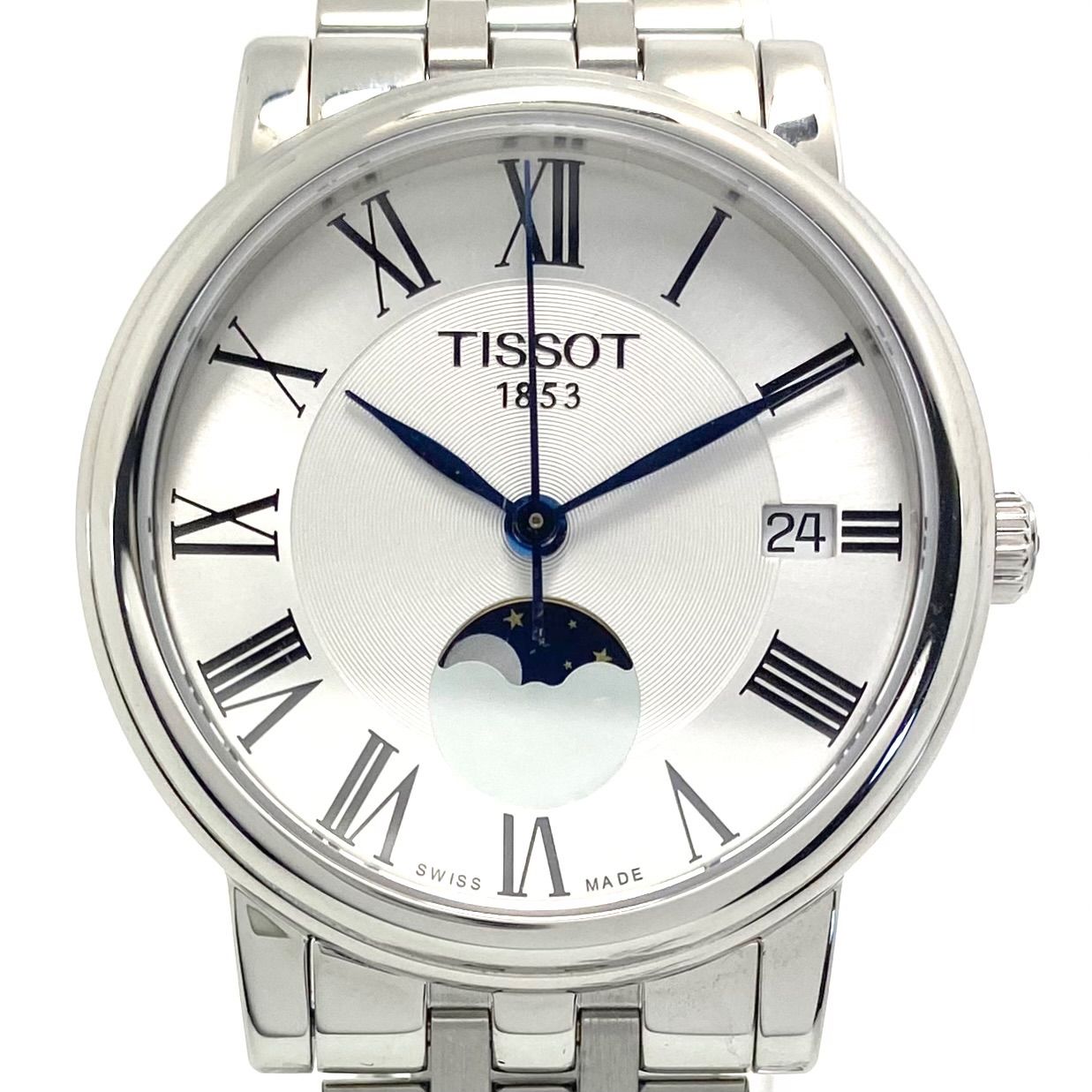 未使用・電池交換済み】腕時計 ボーイズ ティソ TISSOT カーソン 