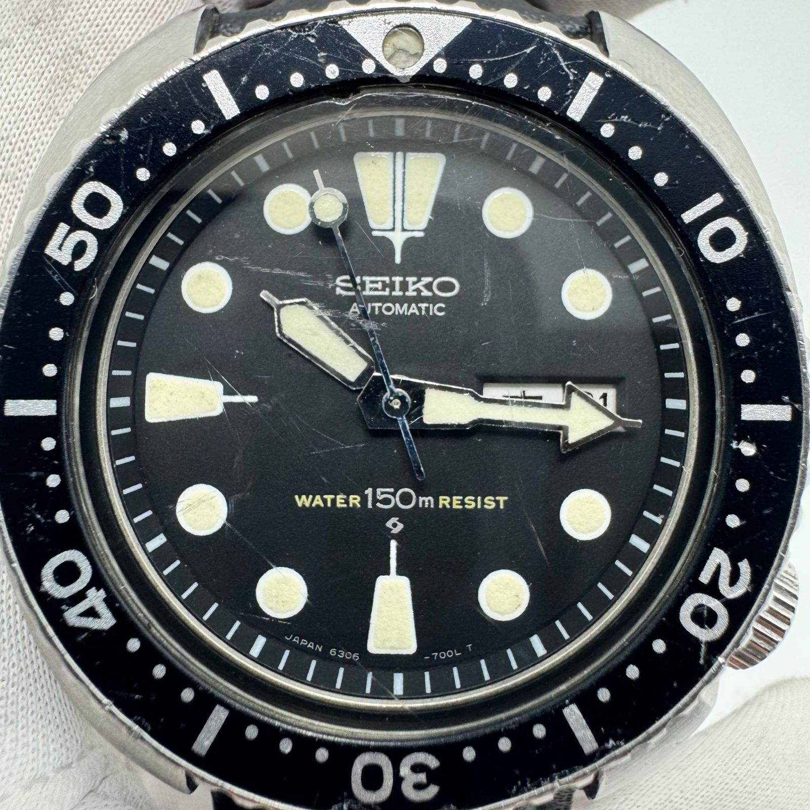 希少】腕時計 メンズ セイコー SEIKO サードダイバー 6306-7001 自動巻