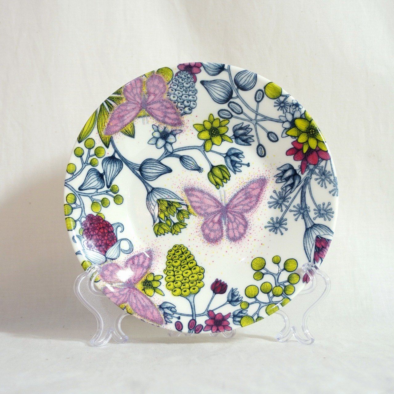 ARABIA（アラビア） ルノシリーズ 16.5cm Runo butterfly プレート 皿