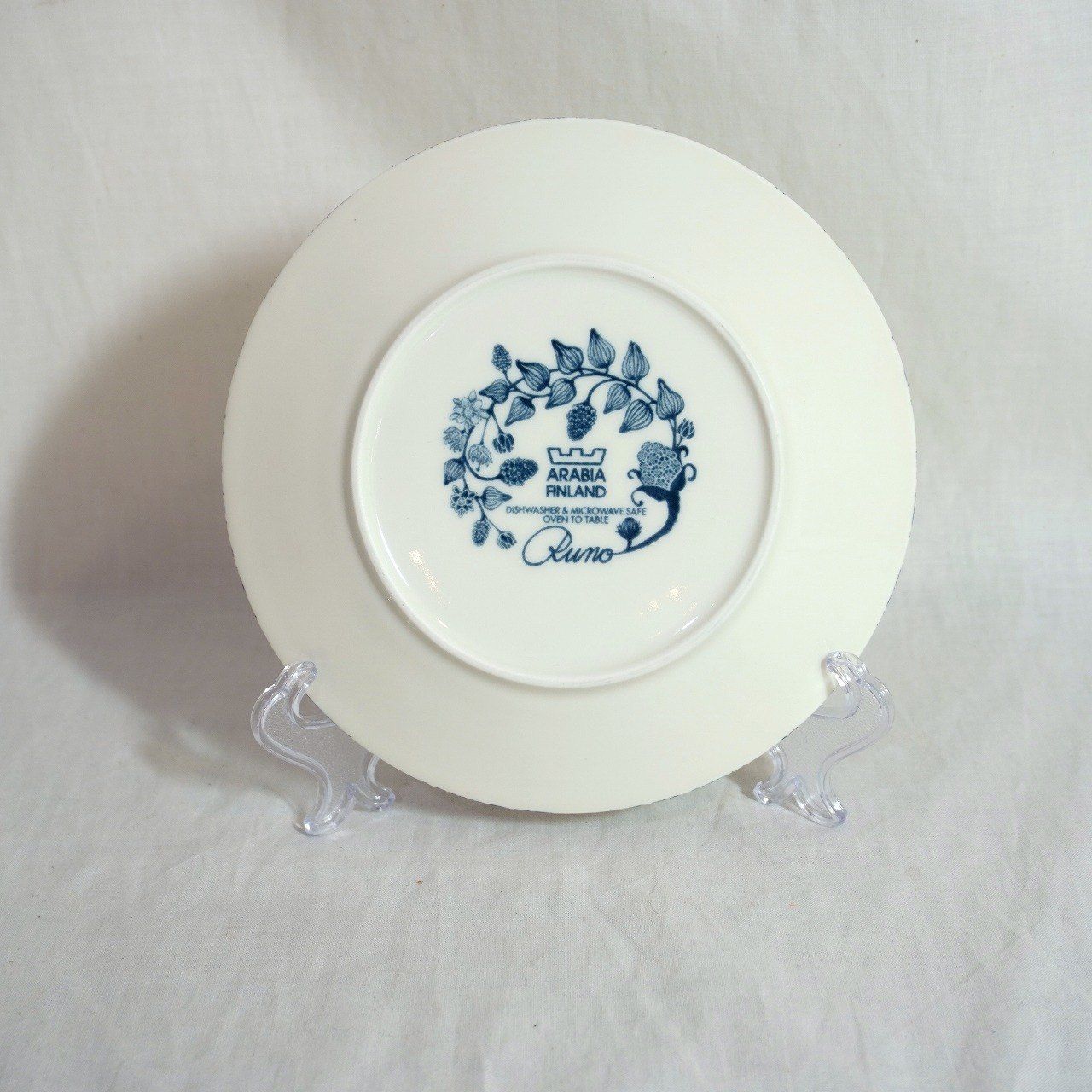 ARABIA（アラビア） ルノシリーズ 16.5cm Runo butterfly プレート 皿